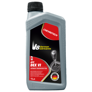 V8 German Lubricant, DEX VI (6) Premium Automatic Transmission Fluid &amp; Gear Oil - Ensures Smooth Shifting, Advanced Lubrication, and Optimized Performance, 1L