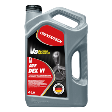 V8 German Lubricant, ATF DEX VI (6) Premium Automatic Transmission Fluid/Gear Oil - Delivers Smooth Gear Transitions, Advanced Lubrication, and Optimized Vehicle Performance, 4L