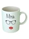 Mrs. Printed Coffee Mug White/Black/Red