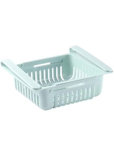 Dubai Gallery Retractable Fridge Organizer Pull Out Drawer White 20 * 16 * 8Cm
