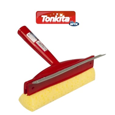Tonkita Window Wiper with Sponge - Effortless and Efficient Glass Cleaning for Sparkling Results