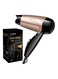 Mini Portable Hair Dryer 1200W Travel Friendly 2 Speed Settings Foldable Lightweight Gold