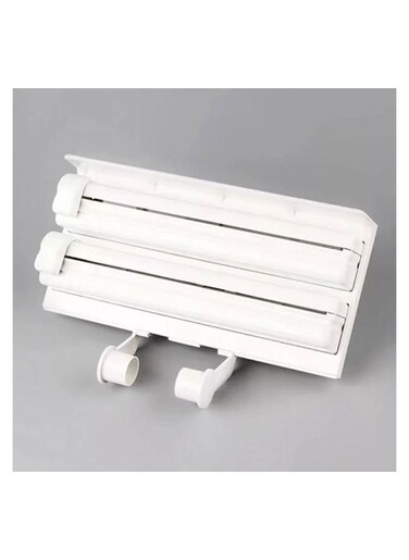 Triple Kitchen Paper Dispenser White