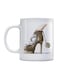 Watch Shoes Printed Mug White/Brown