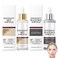 Birunwer Rice Exfoliant Ampoule Duo, Black and White Face Peeling Solution, Moisturizing Pore Minimizer, 2-Pack, 100ml