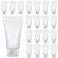 Alrhso 5ml Refillable Empty Tubes Bottles 20 Pcs Squeezable Sample Containers Translucent Surface Travel Sample Bottles for Toothpaste, Shampoo, Facial Cleanser, Lotion, Hand Cream