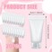 Alrhso 5ml Refillable Empty Tubes Bottles 20 Pcs Squeezable Sample Containers Translucent Surface Travel Sample Bottles for Toothpaste, Shampoo, Facial Cleanser, Lotion, Hand Cream