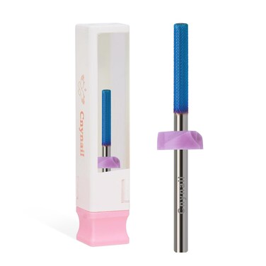 Cnynail 3/32" Tungsten Carbide Nail Drill Bit, Long Buffer Cuticle Cleaner Bit