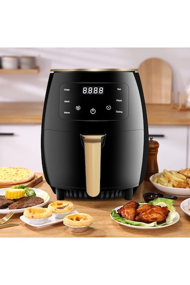 Digital Air Fryer for Healthy Oil-Free Cooking - Multi-Use 2400W One Touch Digital Air Fryer for Dee