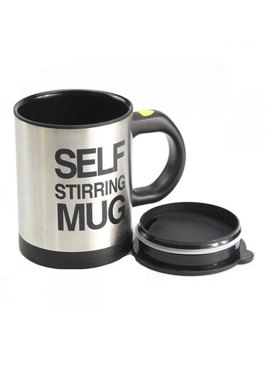 Stirring Mug Black/Silver 400ml