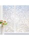 Bolivia's Window Privacy Film, 45x200cm 3D Pebble Color Window Cling Decorative Window Decals, Frosted Anti-UV stained Glass Kitchen Window Film, Non Adhesive Static Cling Non Adhesive Static Cling