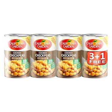 كاليفورنيا جاردن حمص، 400 غرام، عبوة من 4 قطع