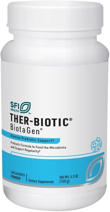 Klaire Labs Biotagen - Prebiotic Inulin, Beta-Glucan &amp; Arabinogalactan to Support Gut Microbiota (120 Capsules)