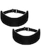 Travel Pillow for Sleeping Airplane, 2 Sets Headrest Travel Pillow Neck Pillow for Airplane Travel Functional Airplane Head Straps Neck Brace for Sleeping on Airplane Car, Black