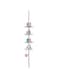 MDSQ 4-Tiers Corner Shower Caddy Tension Pole Bathtub Shelf Organizer with Towel Bar - Ivory
