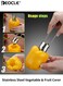 Stainless Steel Fruit and Vegetable Corer Efficient Seed Remover Tool for Bell Pepper Pineapple Apple Pear Easy to Clean Rust Resistant Design