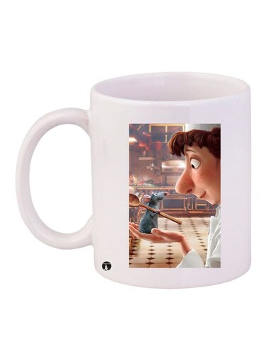 Printed Coffee Mug White/Beige/Brown