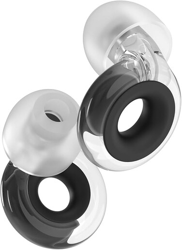 Loop Engage Plus Earplugs &ndash; Low-level Noise Reduction with Clear Speech &ndash; for Conversation, Social Gatherings, Noise Sensitivity and Parenting &ndash; 8 Ear Tips + Extra Accessories &ndash; SNR 16 dB - Clear 
