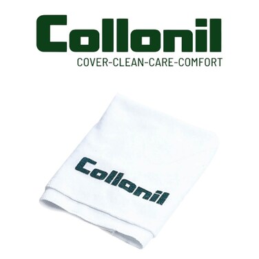 Collonil Polishing Cloth (White) &ndash; Washable Cloth for Smooth Leather Care &amp; Polishing Finish