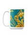 Premium Printed Ceramic Coffee Mug Multicolour 350ml
