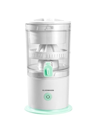 Rechargeable Citrus Juicer OMCJ7014, 300 ml Capacity, Juicing Machine for Orange, Lemon, Grapefruit, Pomegranate, Watermelon, USB Charging, One Key Operation