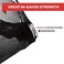 Simply Cool Black Industrial Strength Extra Thick 4 Pack 17.5" 1100 Sqft 80 Gauge (20 Micron) Shrink Wrap Roll For Moving, Furniture, Pallets, Packing