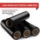 Simply Cool Black Industrial Strength Extra Thick 4 Pack 17.5" 1100 Sqft 80 Gauge (20 Micron) Shrink Wrap Roll For Moving, Furniture, Pallets, Packing