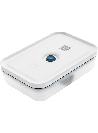 Zwilling Fresh &amp; Save La Mer 1L Lunch Box with Adjustable Divider. 22x15x6.5 cms. Lightweight. Breakproof. Nestable &amp; stackable storage. Microwave and Dishwasher-safe.