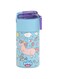 Doodle Kiddo&reg; Stainless Steel Unicorn Water Bottle for Girls for Back To School - 450ml Double Wall Vacuum Insulated, BPA Free, Leakproof, Push Button Open, Drop Resistant Flask for Kids