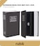 Rubik Book Safe with Key Lock, Home Dictionary Diversion Secret Book Metal Safe Lock Box, 26.7 x 20 x 6.5 cm - Black Large