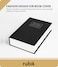 Rubik Book Safe with Key Lock, Home Dictionary Diversion Secret Book Metal Safe Lock Box, 26.7 x 20 x 6.5 cm - Black Large