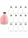 12pcs 100ml empty juice bottle glass milk beverage bottle bottle bottle party drink shop coffee shop black lid