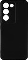 Vivo V30 SE 6.67 Inch Back Cover Case, Fiber Cloth Inside, Smooth Matte Finish, Elegant Professional Look, Black, Shock Proof, Anti Scratch, Liquid Silicone