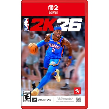 Take-Two Interactive Video Game NBA 2K26 For Nintendo Switch 2 (Game-Key Card) ) (International Version)