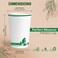 EcoEdge 6 Oz Disposable Heavy-Duty Party Paper Cups (Pack of 50) For Expresso Coffee and Tea, Eco-Friendly, Stackable, Compostable, Anti-Slip Grip, No Plastic, For Everyday Use. 100% Natural