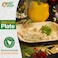 EcoEdge 7 Inch Square Areca Palm Leaf Disposable Plates (Pack of 25) Compostable, Nature-made, Sustainable, Plant Based, Biodegradable, Eco-Friendly, Tree-Free Plates for all Events. 100% Organic