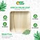 EcoEdge 6 Inch Square Areca Palm Leaf Plates (Pack of 25) Plant Based, Organic Biodegradable and Eco-Friendly Bamboo like Wood Finish Sturdy Disposable Plates for Multi use. 100% Sustainable