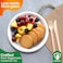 EcoEdge 9 Inch Round White Disposable Sugarcane Fiber Plates (Pack of 25) Stylish, Recyclable, Biodegradable, Eco-Friendly, Toxin-Free, Durable, Versatile, Temperature Resistant. 100% Organic