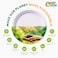 EcoEdge 10 Inch Round White Disposable Sugarcane Fiber Plates (Pack of 25) White Biodegradable, Earth Friendly, Natural, Toxin-Free, Durable, Versatile, Minimal Impact, Heavy Duty. 100% Recyclable