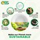 EcoEdge 6 Oz Round White Disposable Sugarcane Bowls (Pack of 25) Sustainable, Compostable, Recyclable, Bagasse Paper, Strong and Durable, Ideal for Takeout, Catering and Events. 100% Plant Based