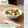 EcoEdge 6 Oz Round White Disposable Sugarcane Bowls (Pack of 25) Sustainable, Compostable, Recyclable, Bagasse Paper, Strong and Durable, Ideal for Takeout, Catering and Events. 100% Plant Based