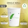 EcoEdge 5 Oz Disposable Heavy-Duty Party Paper Cups (Pack of 25) For Expresso Coffee and Tea, Eco-Friendly, Sustainable, BPA Free, Fancy Plastic Free Cups, For All Occasions. 100% Compostable