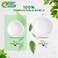 EcoEdge 6 Oz Round White Disposable Sugarcane Bowls (Pack of 50) Biodegradable, Compostable, Sustainable, Bagasse Paper Pulp, Heavy Duty, BPA and Chemical Free Tableware. 100% Eco-Friendly