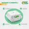 EcoEdge 6 Inch Square White Clamshell (Pack of 50) Disposable Take Out Food Containers Made from Sugarcane Pulp, Plant Based, Natural, Chemical Free For Everyday Use. 100% Biodegradable