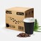 EcoEdge 8 Oz Disposable Ripple Multi Layered Insulated Paper Cups with Lid (Pack of 300)   For Juice, Tea   Recyclable, Elegant, Fancy, Food Grade   Caf&eacute;s, Take Away and Delivery   100% Eco Friendly