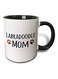 Labradoodle Mom Printed Mug Black/White