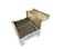 Portable Folding BBQ Stove Charcoal Grill with Handle Stainless steel