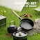 Portable Camping Cooking Pot Set Outdoor Kitchen Teapot Cookware Sets 3PCS