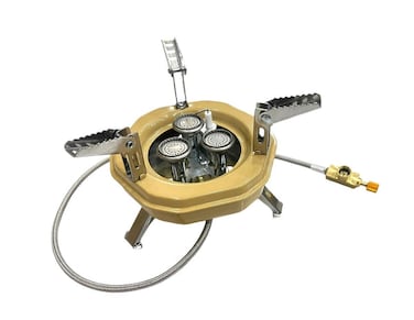 Portable Folding Gas Stove Camping Round Gas Stove with Storage Bag