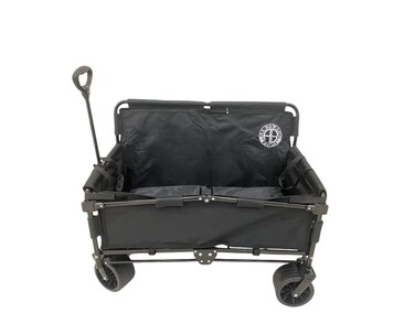 Multi-functional Foldable Trolley Camping Sofa Double Chair with Fishing Bag Durable Wagon Cart